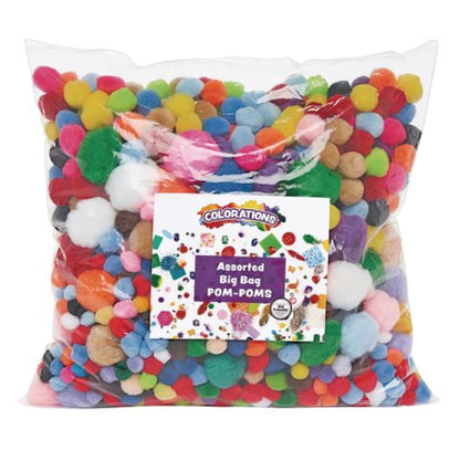 Assorted Big Bag Pom-Poms