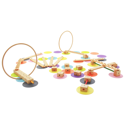 Sekaiichi no Hashi Wooden Balance & Creative Play Large Set