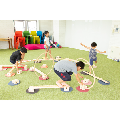 Sekaiichi no Hashi Wooden Balance & Creative Play Large Set