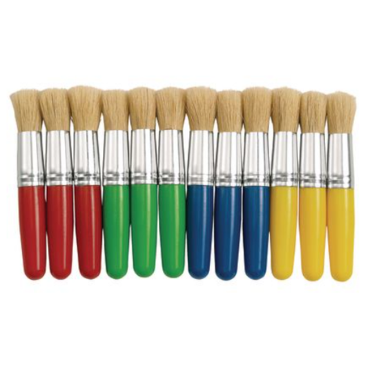 Stubby Chubby Brushes Set of 12