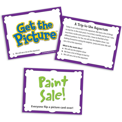 Get The Picture - A Reading Comprehension Main Idea Game