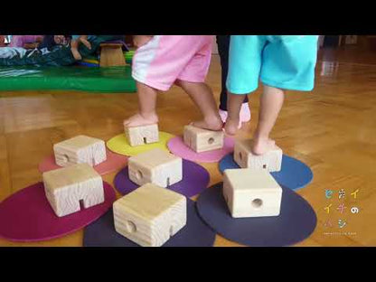 Sekaiichi no Hashi Wooden Balance & Creative Play Large Set